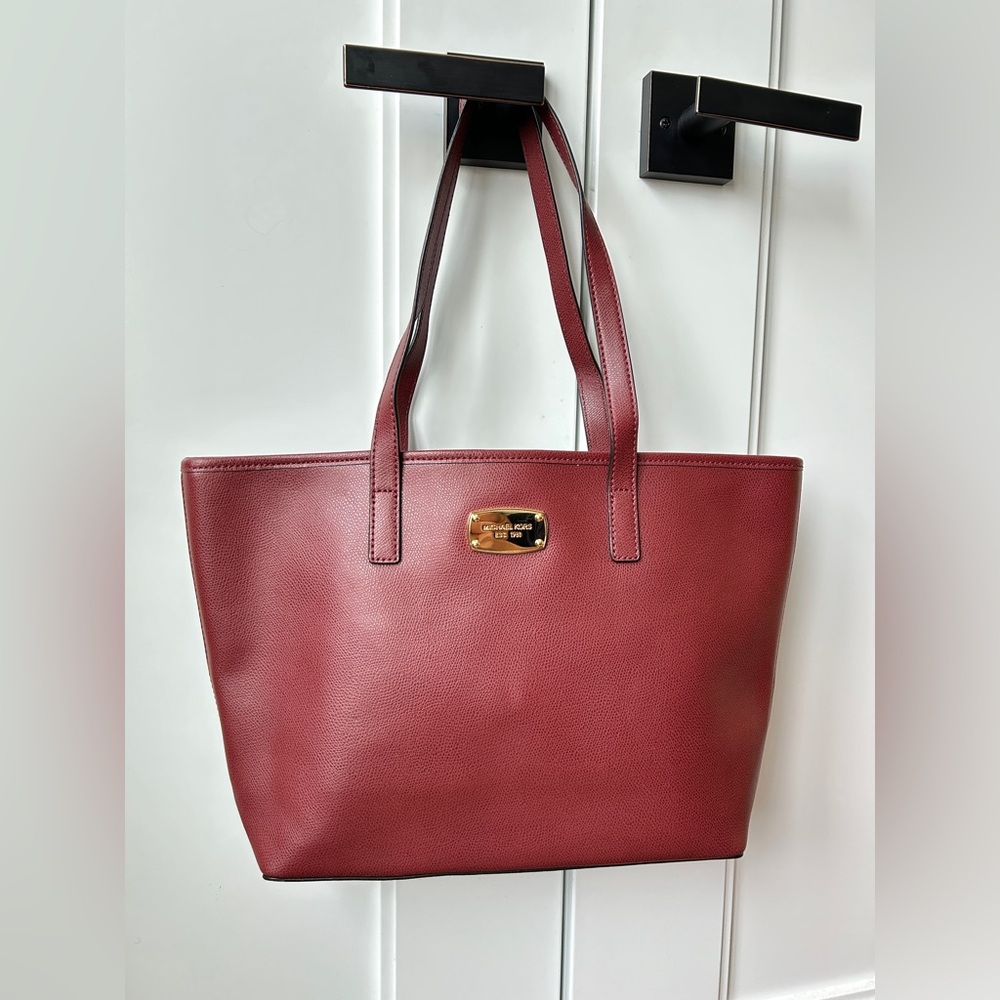 Michael Kors Small Travel Tote Bag Brick Leather